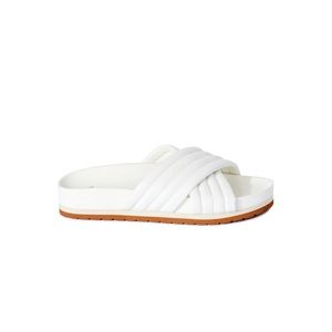Crisscross slides- white size 7